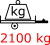 2100 kg charge